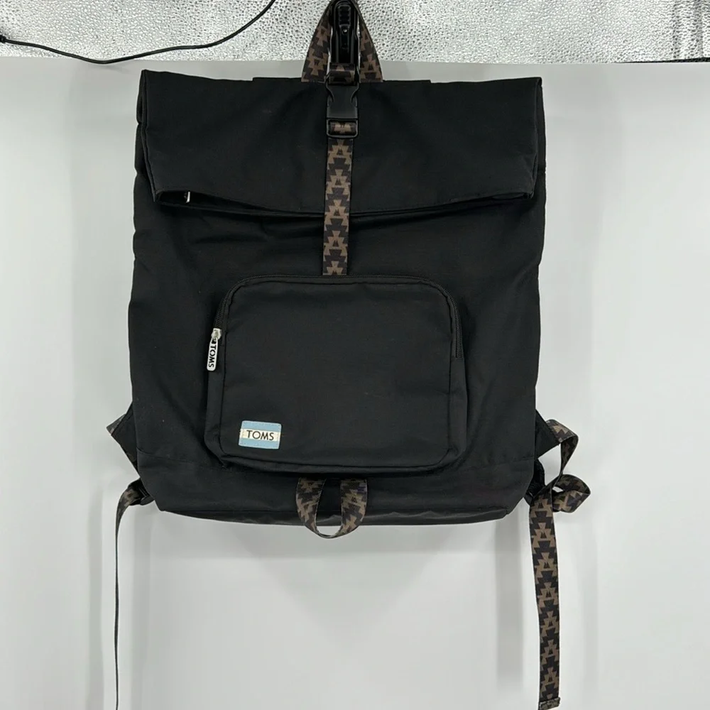 Toms Stand Up Aztec print strap Backpack